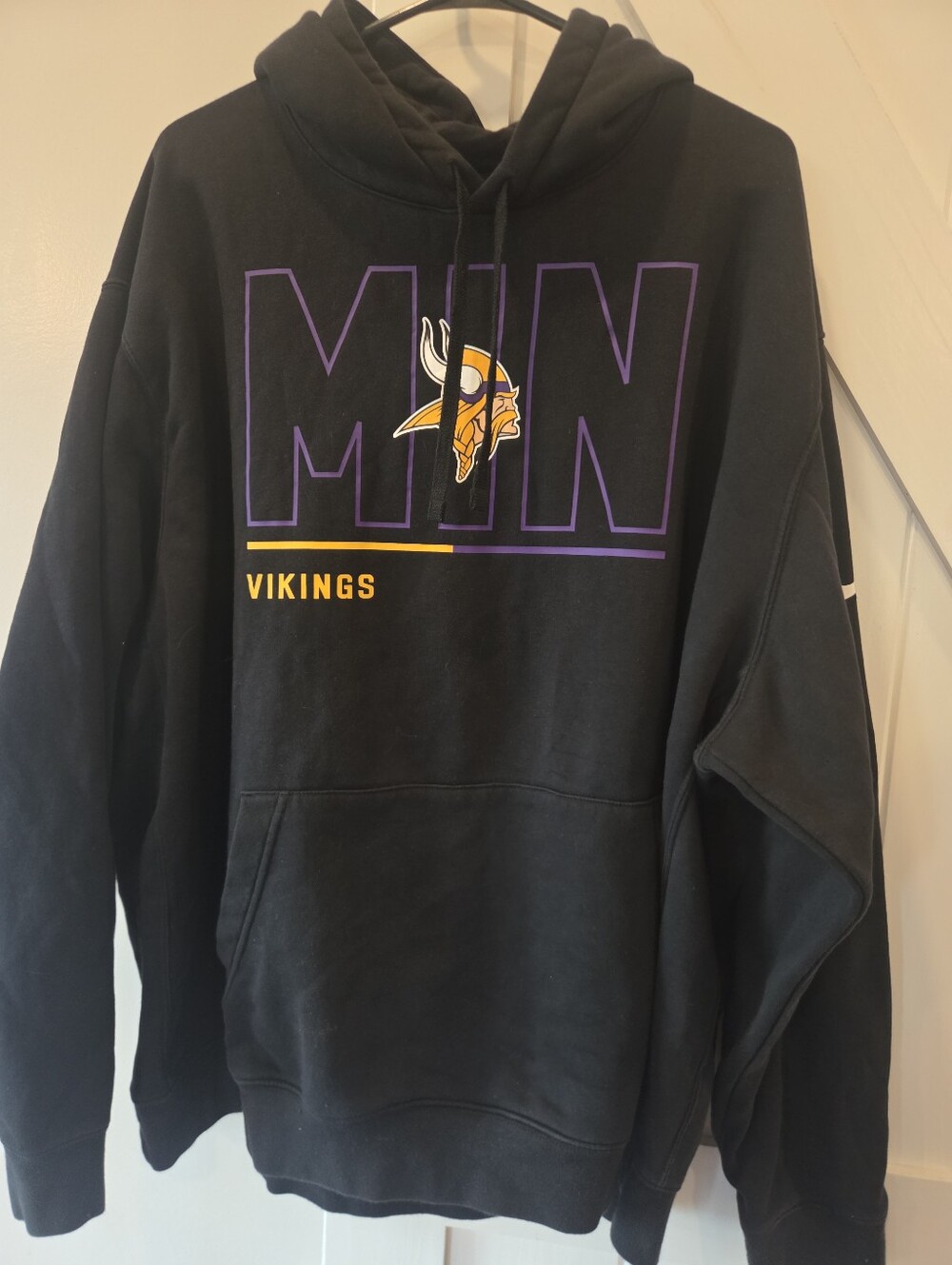 Nike Black Minnesota Vikings Nike Pullover Hoodie Men's 3XL
